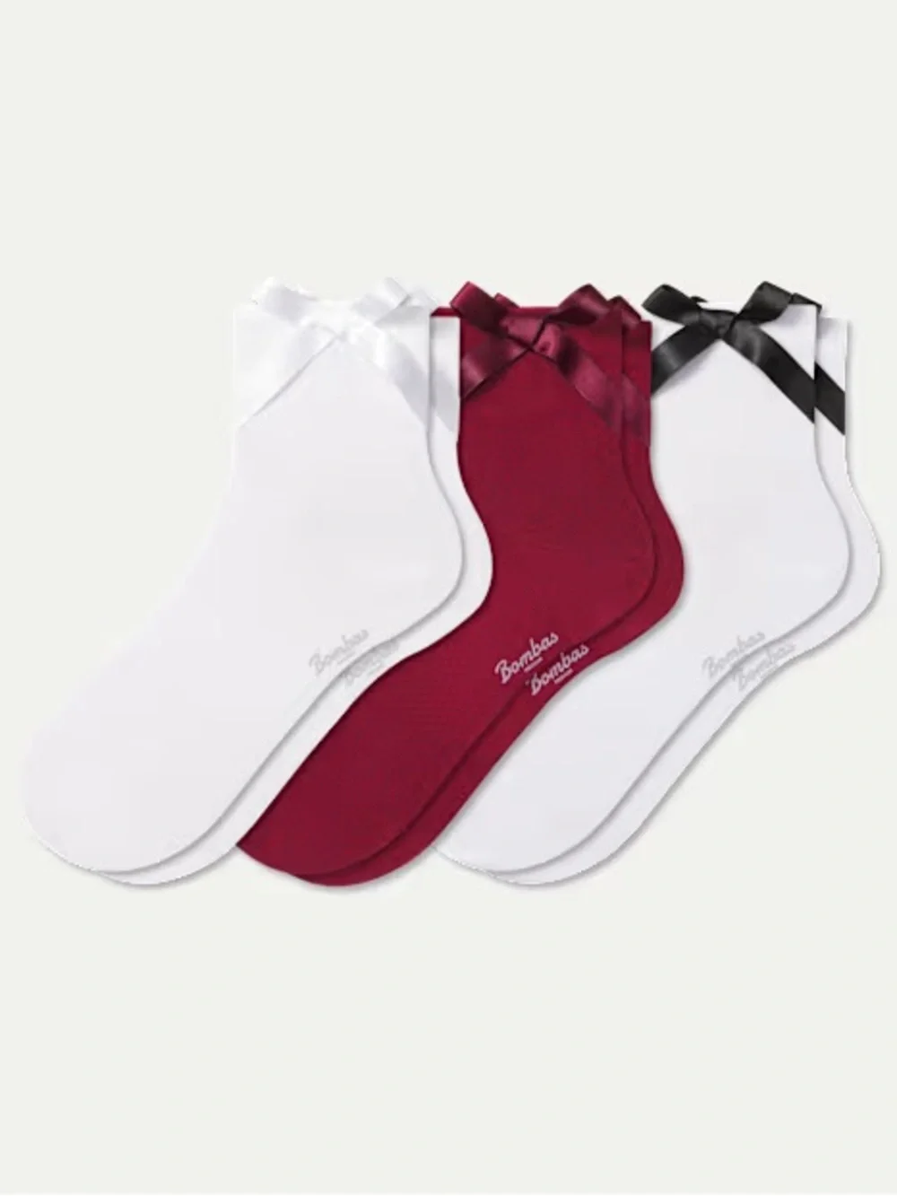 Bombas Women's Lightweight Bow Quarter Sock 3-Pack - BNWT Medium